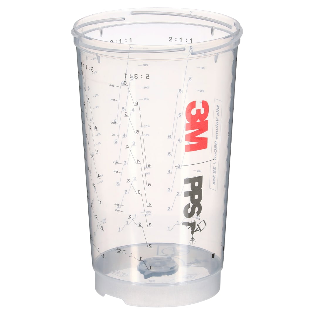 3M™ PPS™ Serie 2.0 Becher für Hartbecher Lackverarbeitungssystem, Groß, 950 ml, 26364
