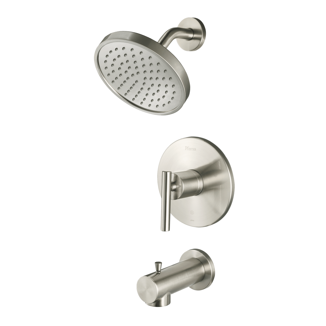 Fullerton 1-Handle Tub & Shower Faucet in Satin Nickel
