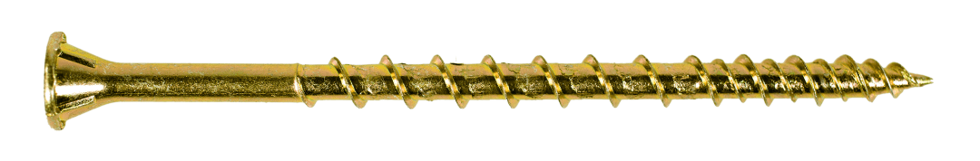 Simpson Strong-Tie WSV3S Strong-Drive® WSV SUBFLOOR Screw (Collated) — #9 x 3 in. T25, Yellow Zinc (1000-Qty)