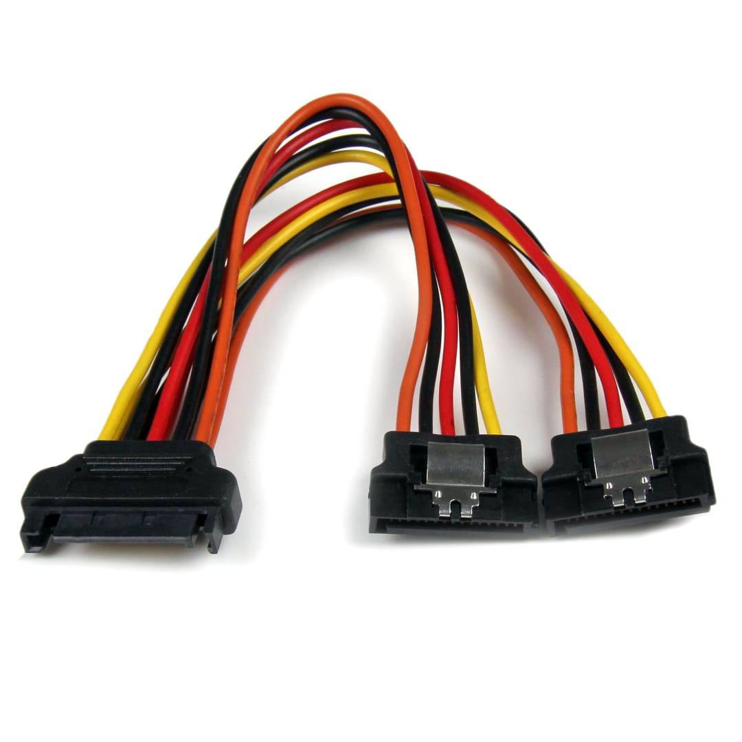 6in Latching Serial ATA SATA Power Cable Splitter