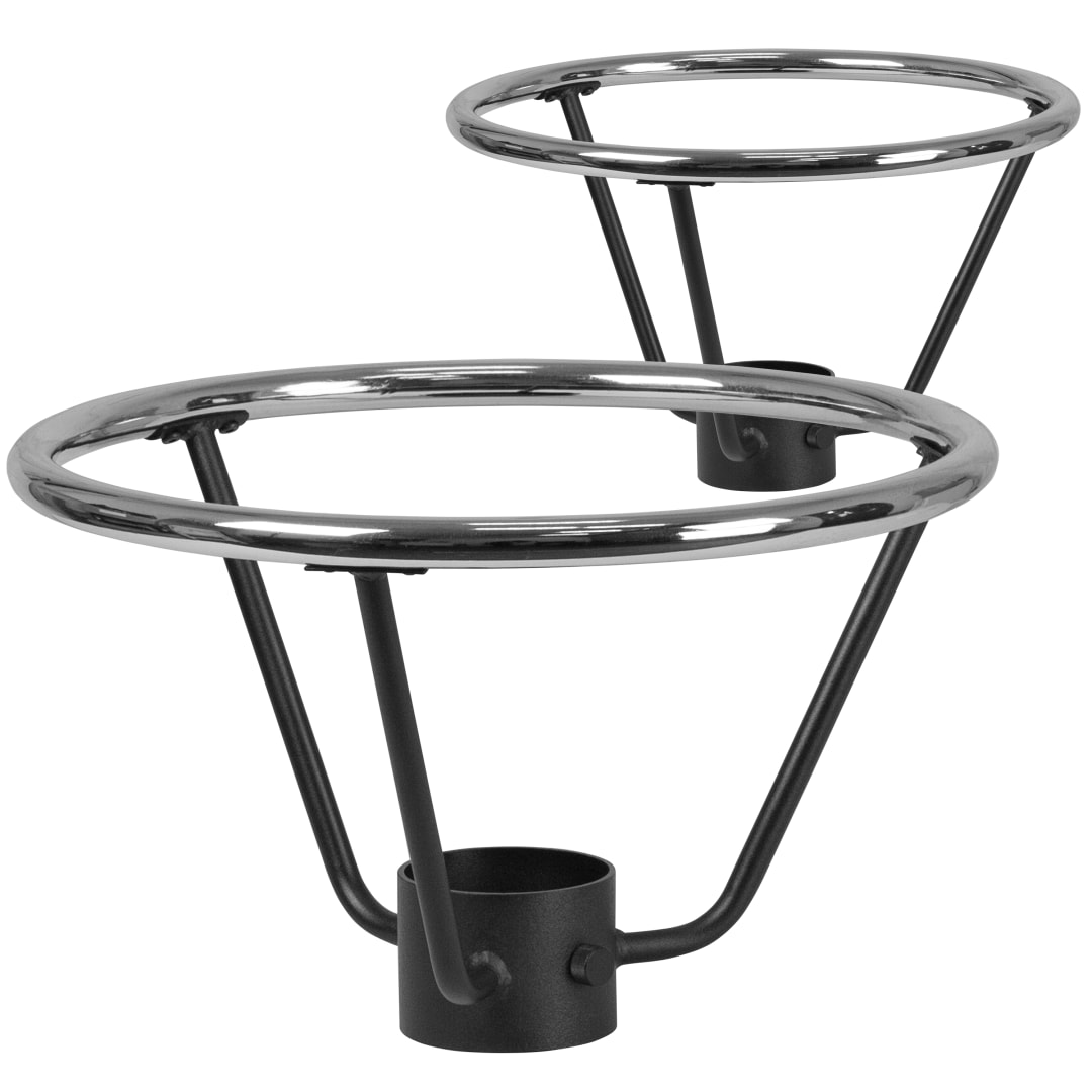 Jackson 2 Pk. Bar Height Table Base Foot Ring with 4.25'' Column Ring - 19.5'' Diameter