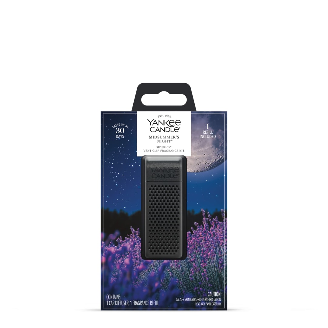 Yankee Candle® Sidekick™ Vent Clip Fragrance Kit, Includes 1 MidSummer's Night® Sidekick Fragrance Refill