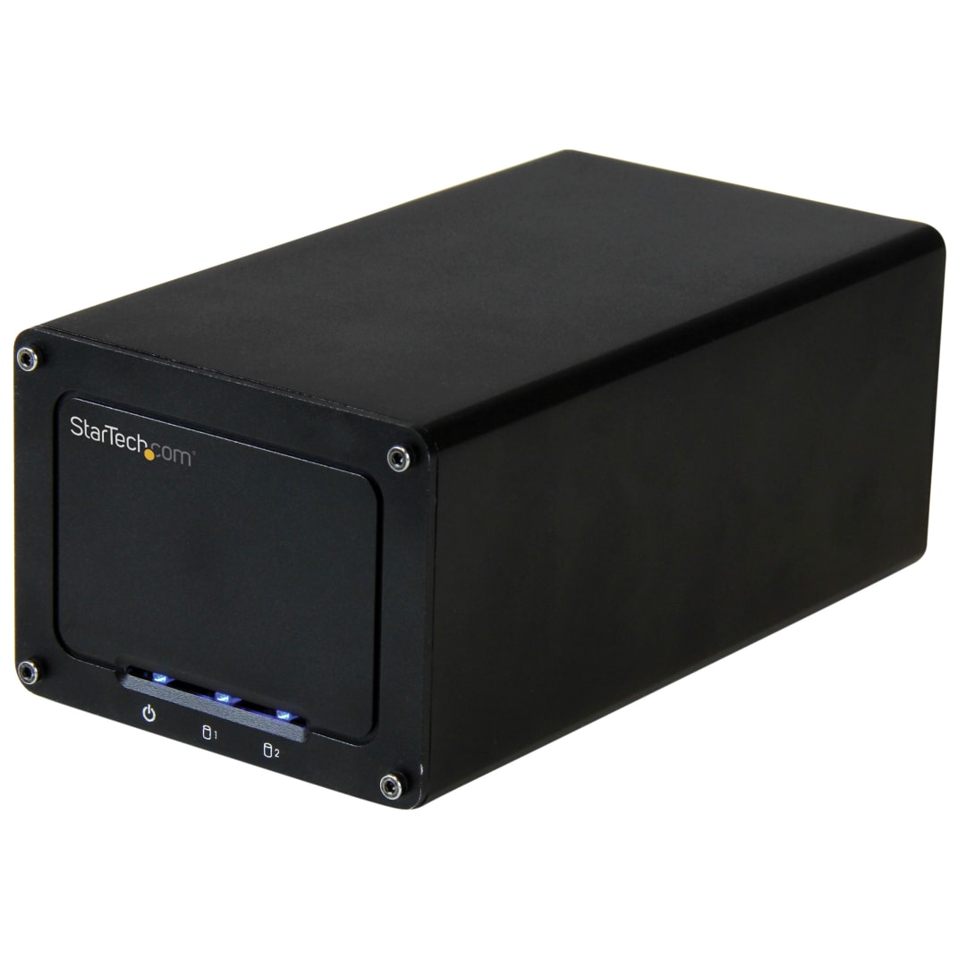 2-Drive Enclosure for 2.5" SSD/HDDs - USB 3.1