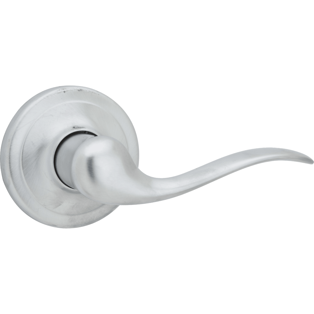 Tustin Hall/Closet Lever in Satin Chrome