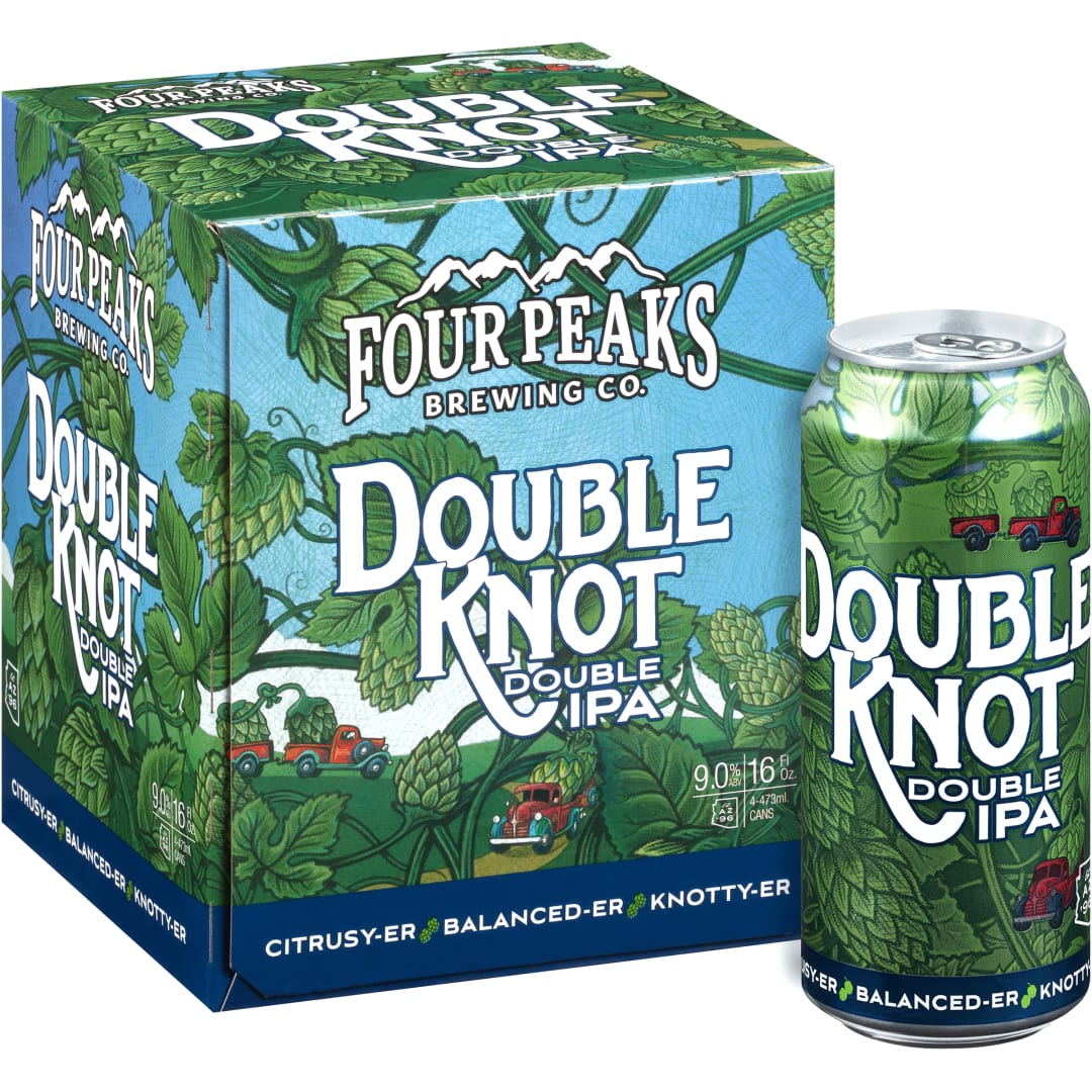 Four Peaks Brewing Co. Double Knot Double IPA, 4 Pack 16 fl. oz. Cans