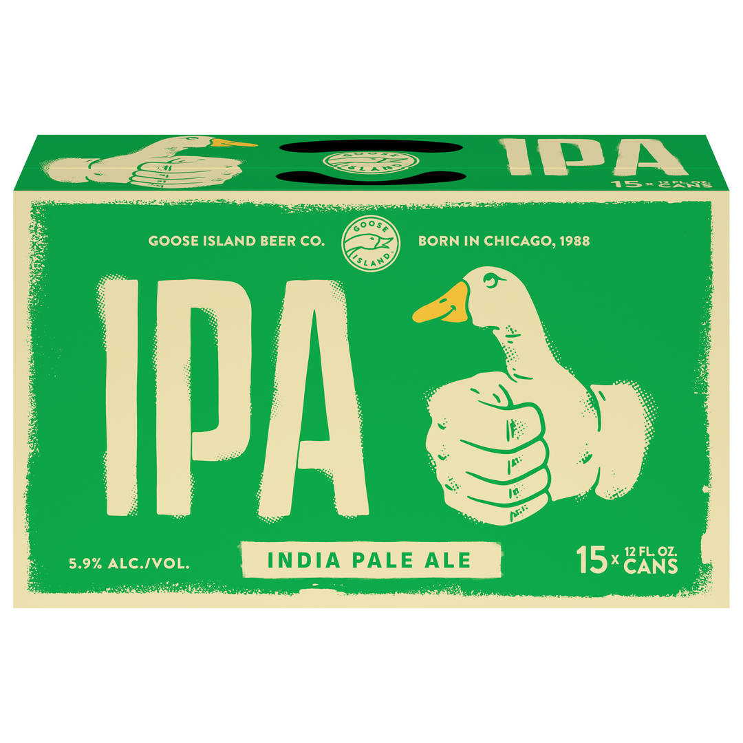 Goose Island IPA 15x12 oz Can Pack CARRIER