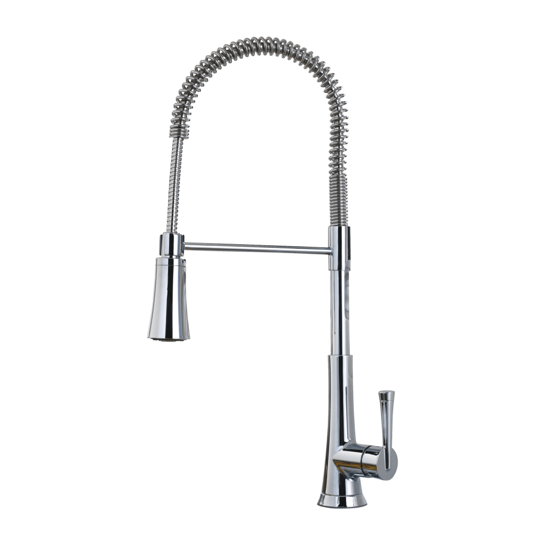 Mystique 1-Handle Pull-Down Kitchen Faucet in Polished Chrome