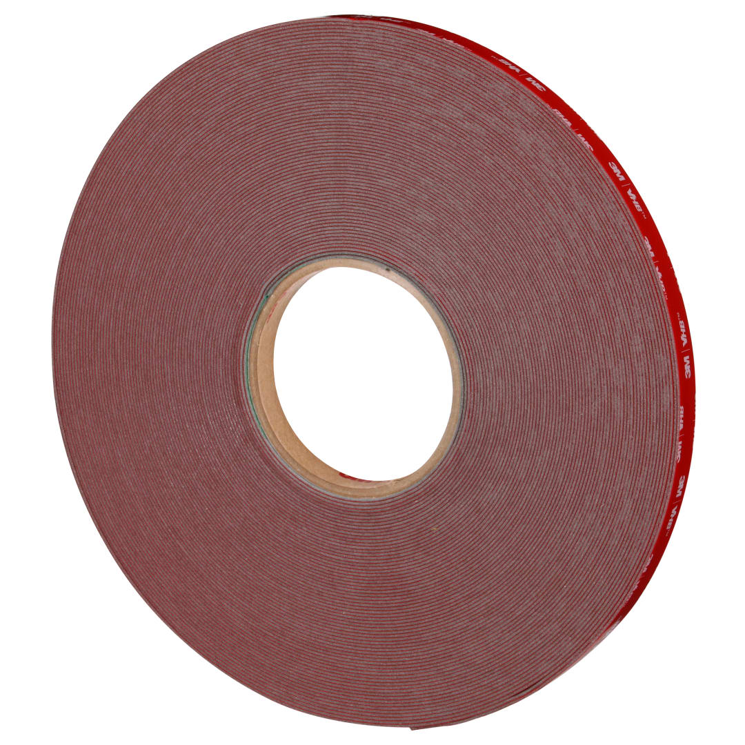 3M™ VHB™ Bant Max-060GF, Grey, 12mm x 33m, 0.6mm, Film Liner