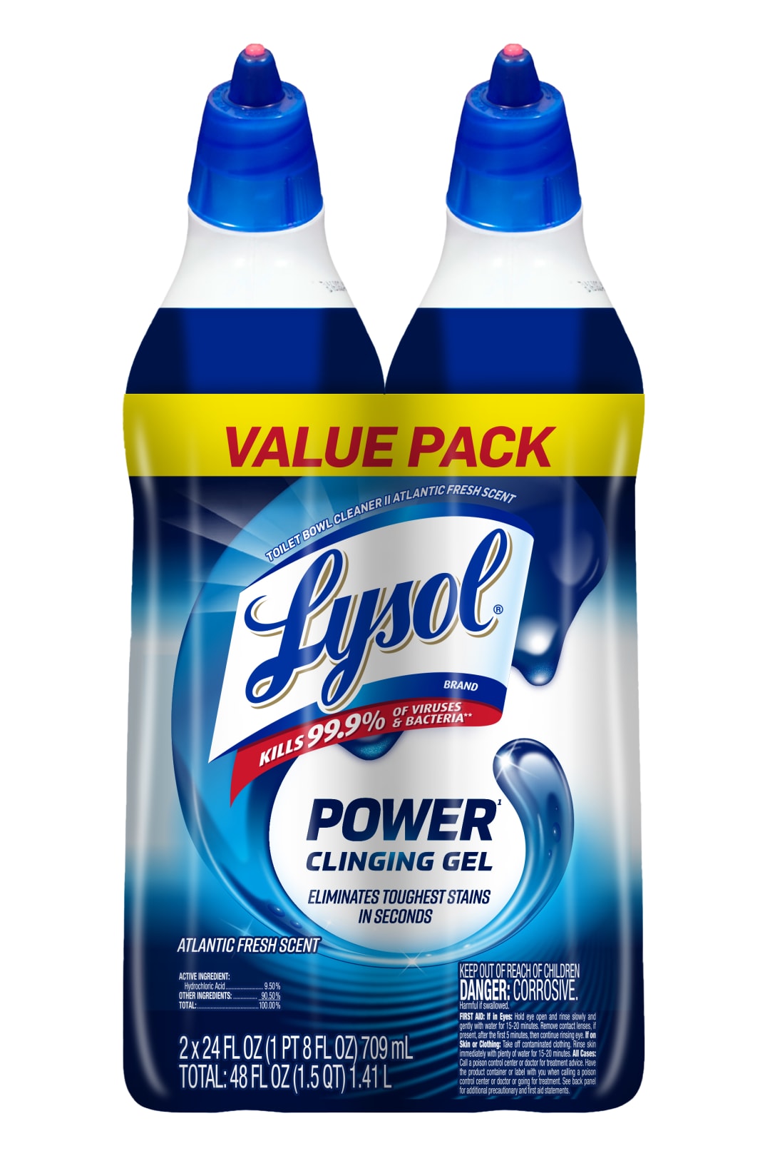 LYSOL® Toilet Bowl Cleaner  Power Twin Pack 6/(2x24) oz.