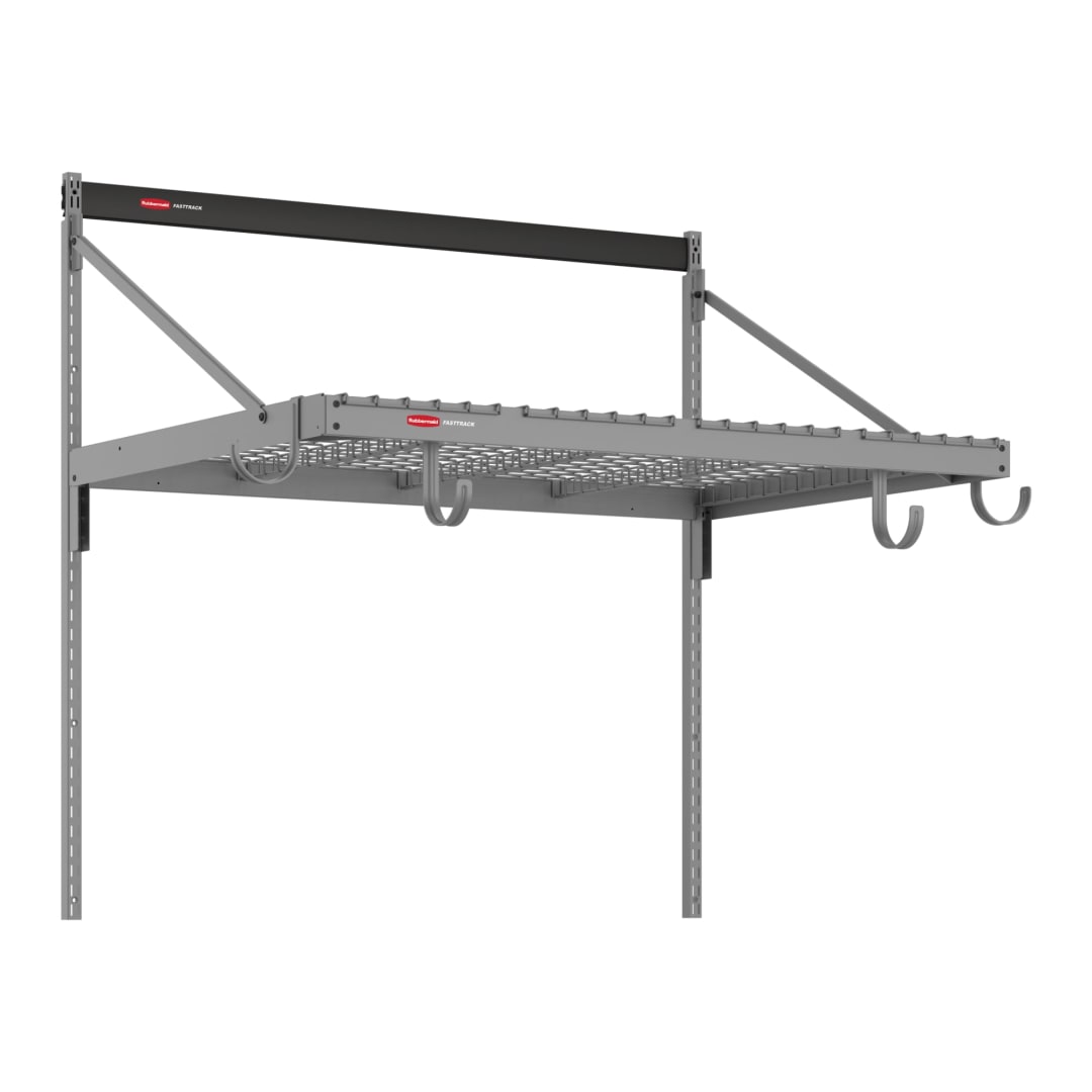 Rubbermaid FastTrack Overhead Storage System Single Platform, 3FT x 4FT