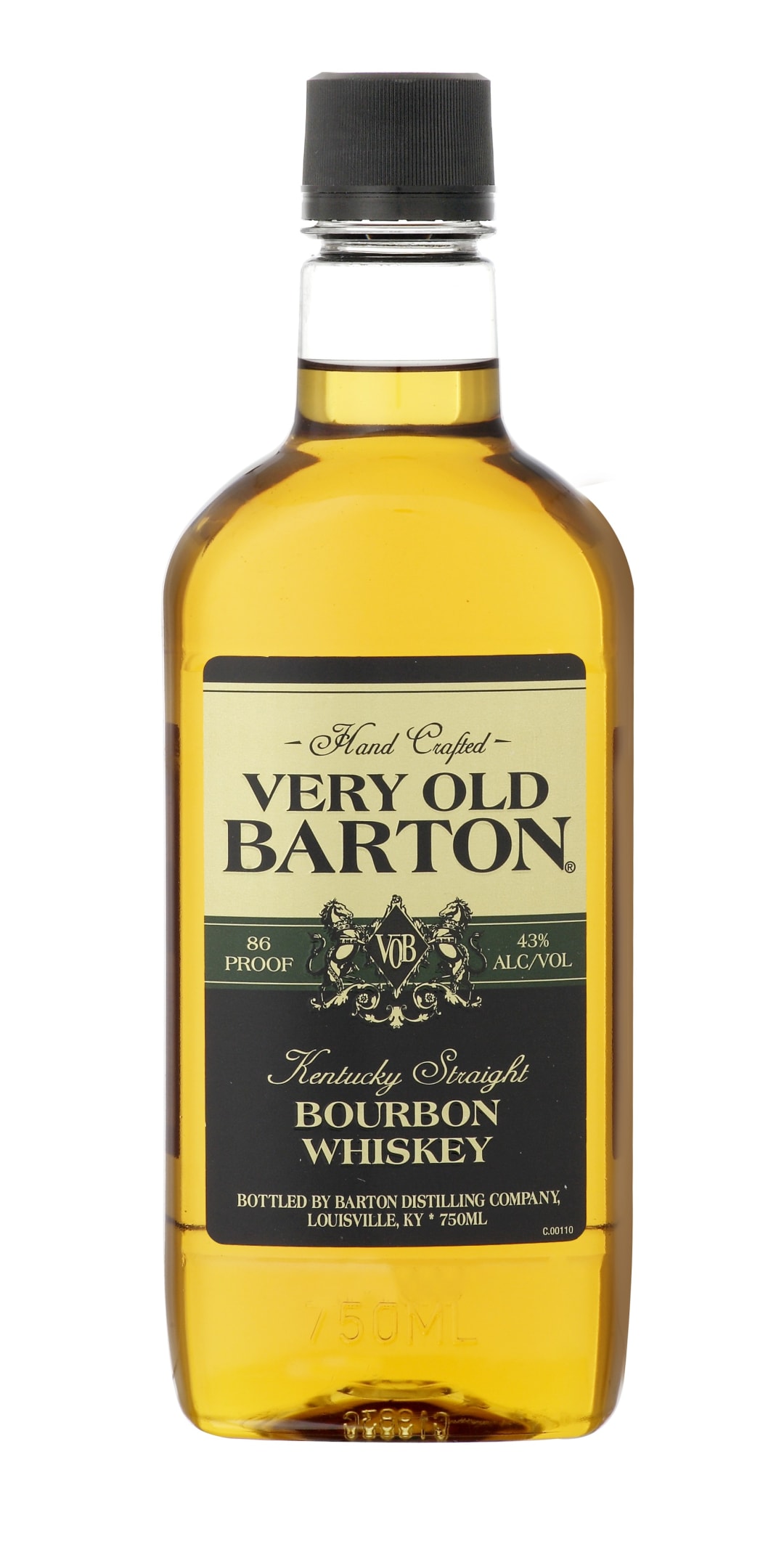Very Old Barton Kentucky Straight Bourbon Whiskey 750ml Traveler 86 Proof