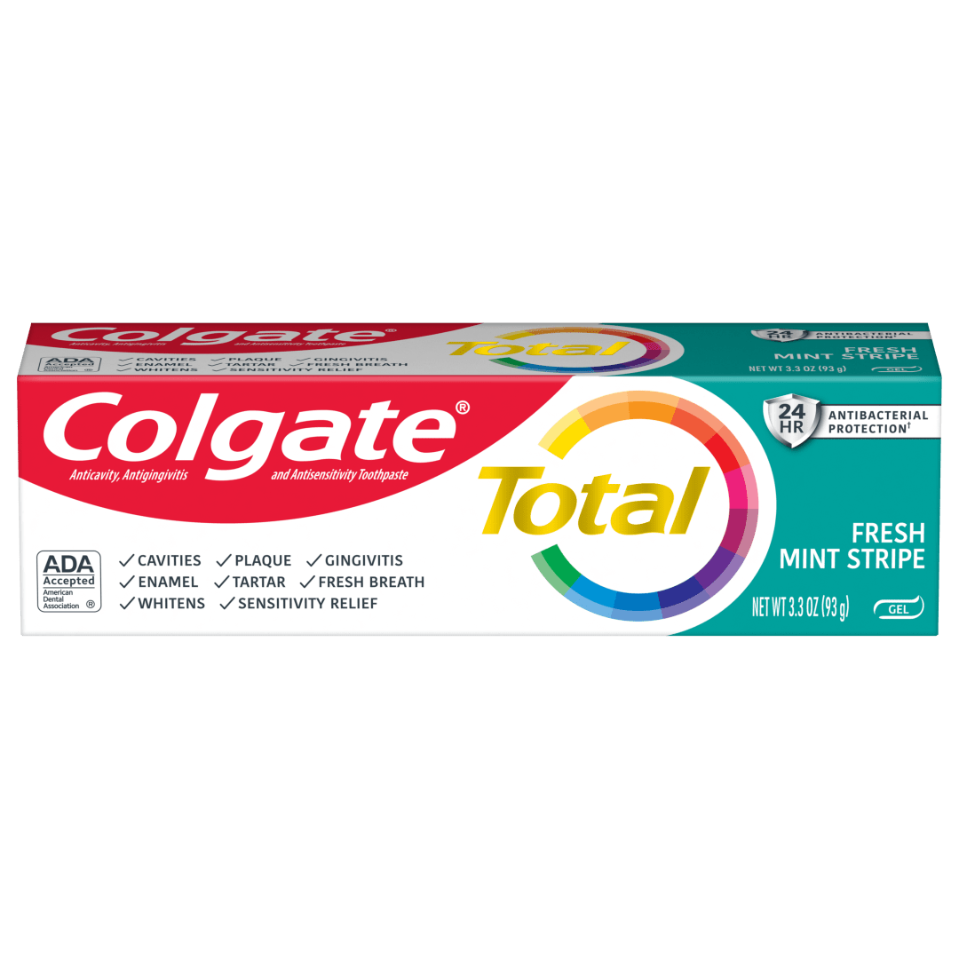 Colgate Total Fresh Mint Stripe Gel Toothpaste - 3.3 oz 1Pk