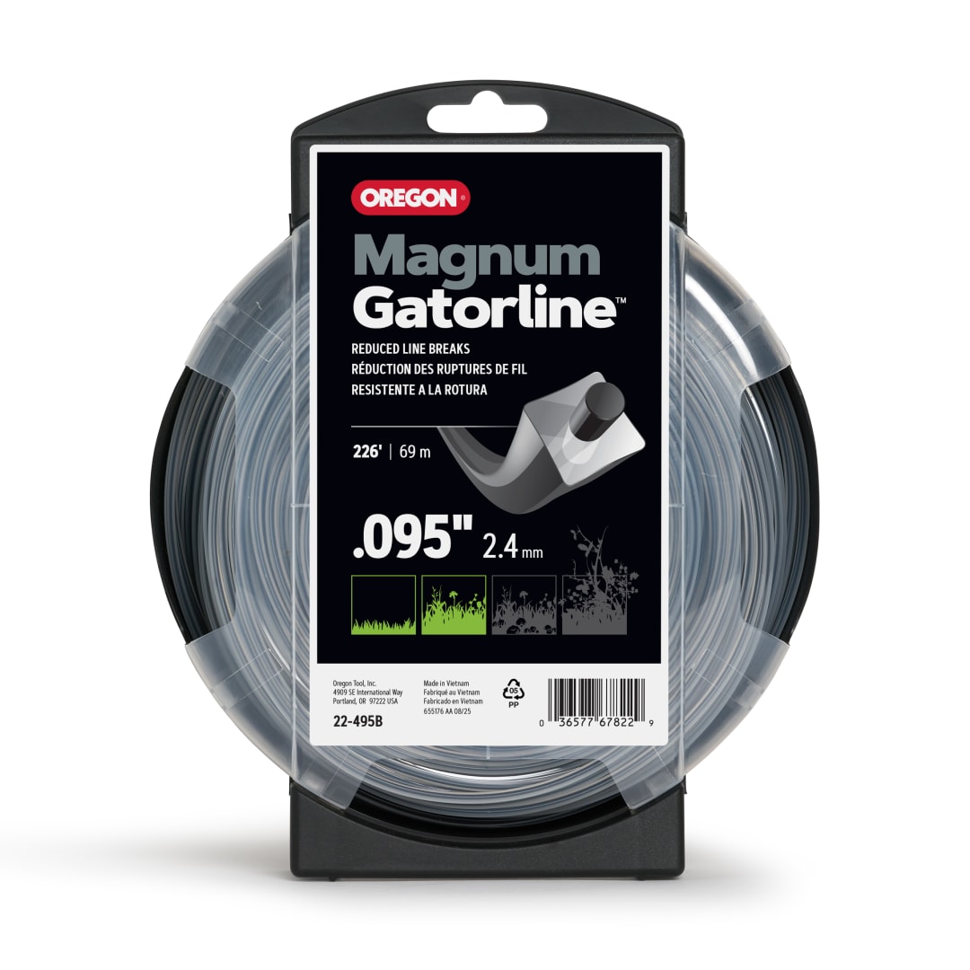 Oregon Magnum Gatorline Square Trimmer line, 0.095in, 226ft Donut