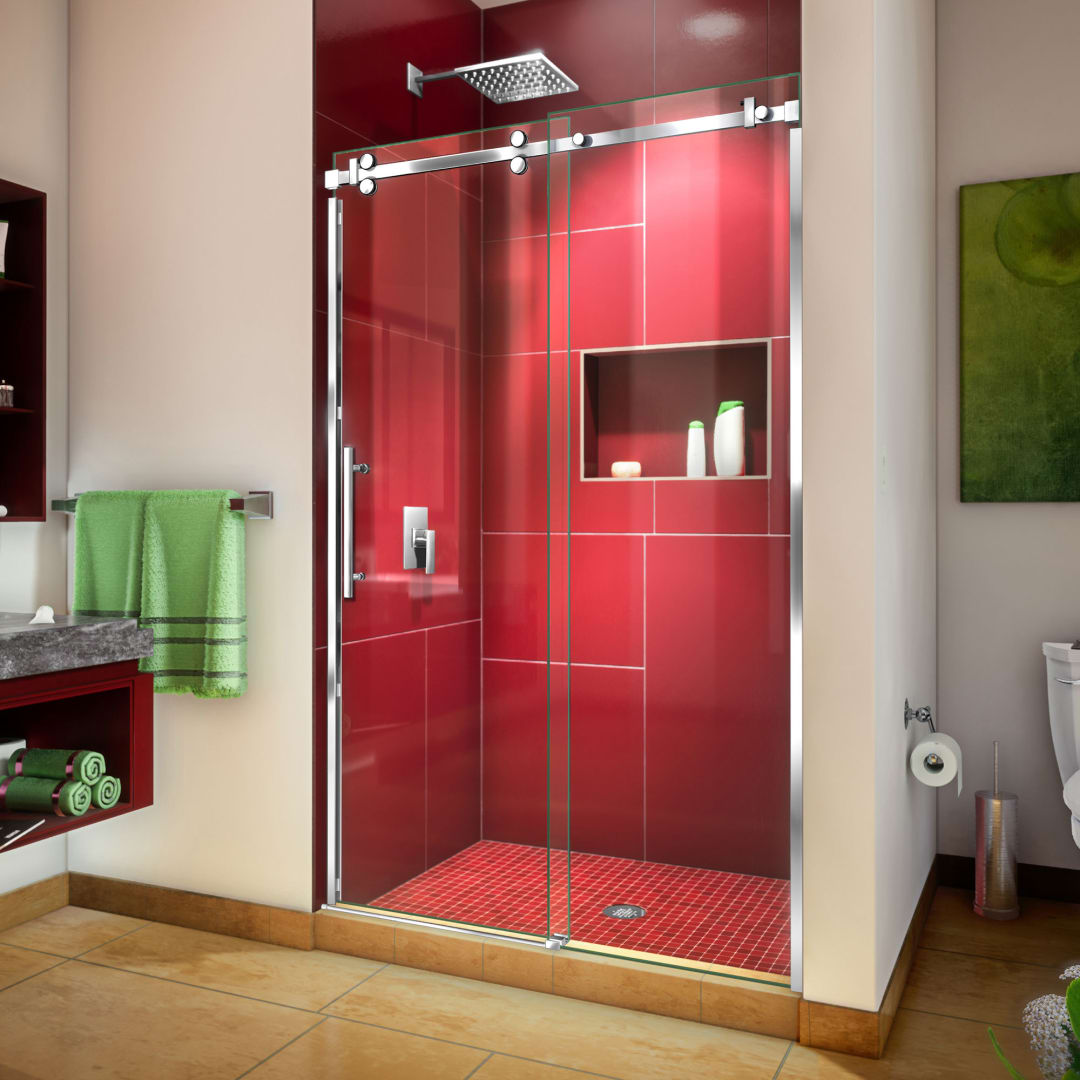 DreamLine Enigma Sky 44 - 48 inch W x 76 inch H Frameless Sliding Shower Door