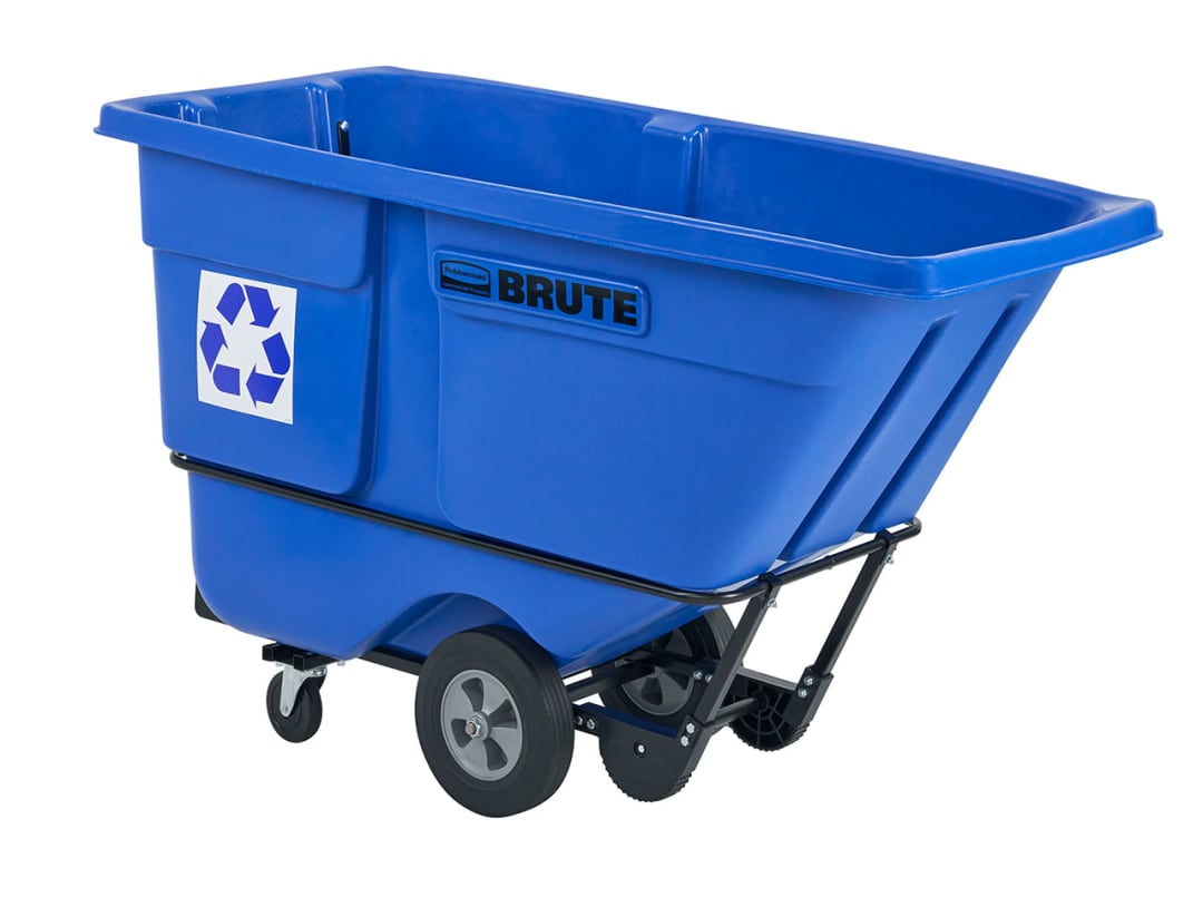 1 CU. YD. TILT TRUCK - BLUE RECYCLING