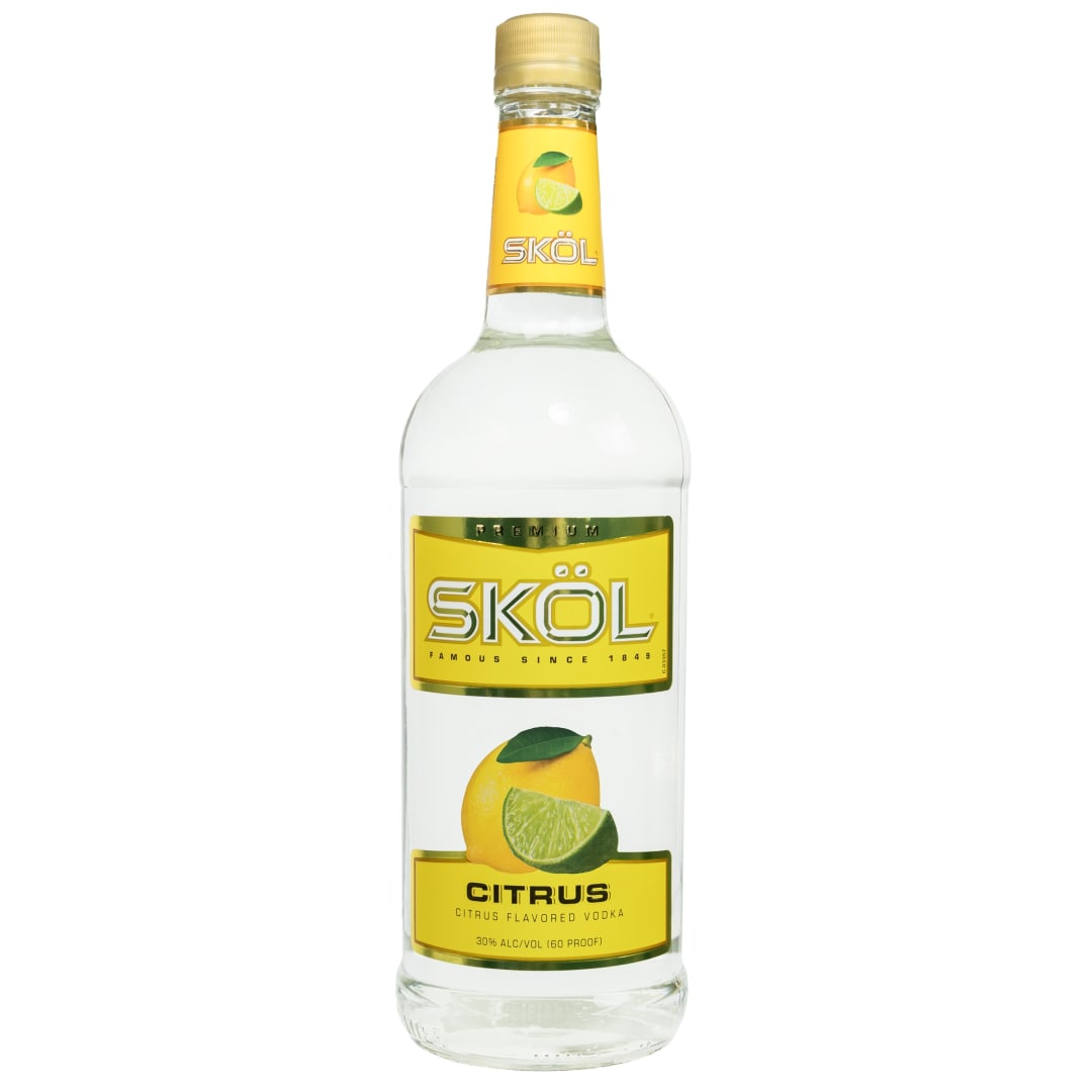 Skol Citrus Vodka 1l 60 Proof