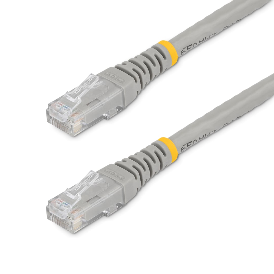 75 ft Gray Molded Cat6 Patch Cable
