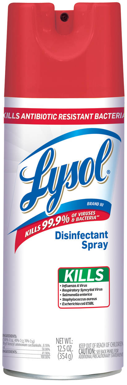 LYSOL® Disinfectant Spray - Red Cap 12/12.5 oz.