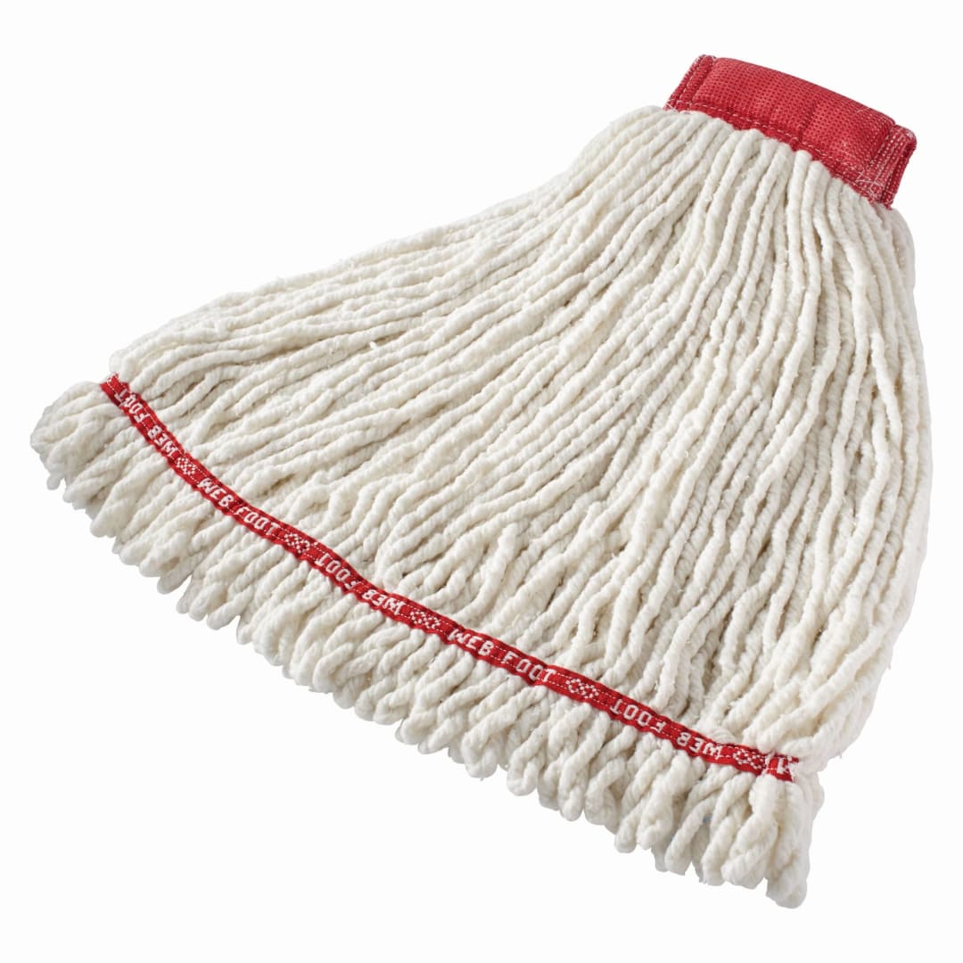 24 OZ Web Foot® Blend Shrinkless® Wet Mop, 5" Headband, White