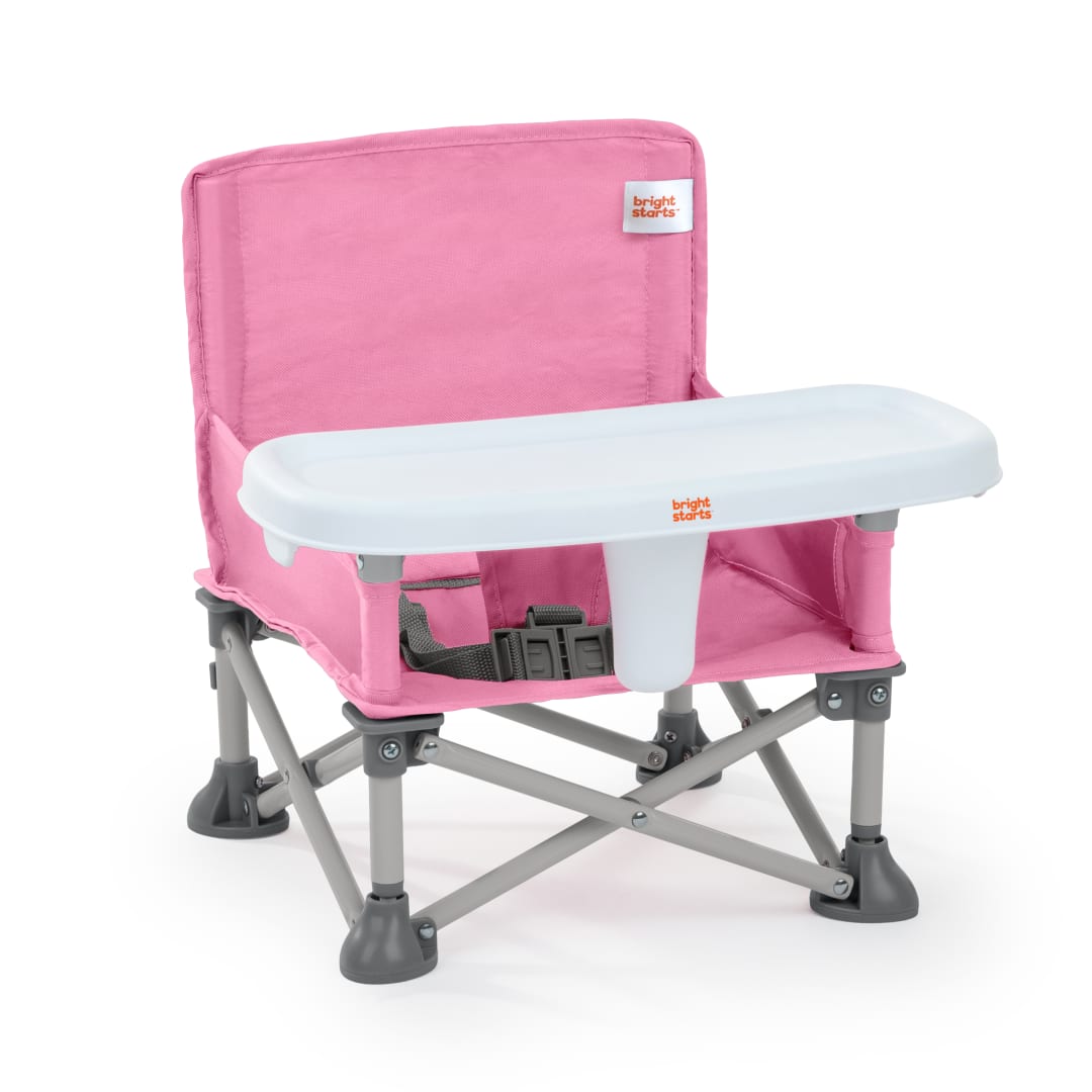 Rehausseur portable Bright Starts Pop 'N Sit, Rose