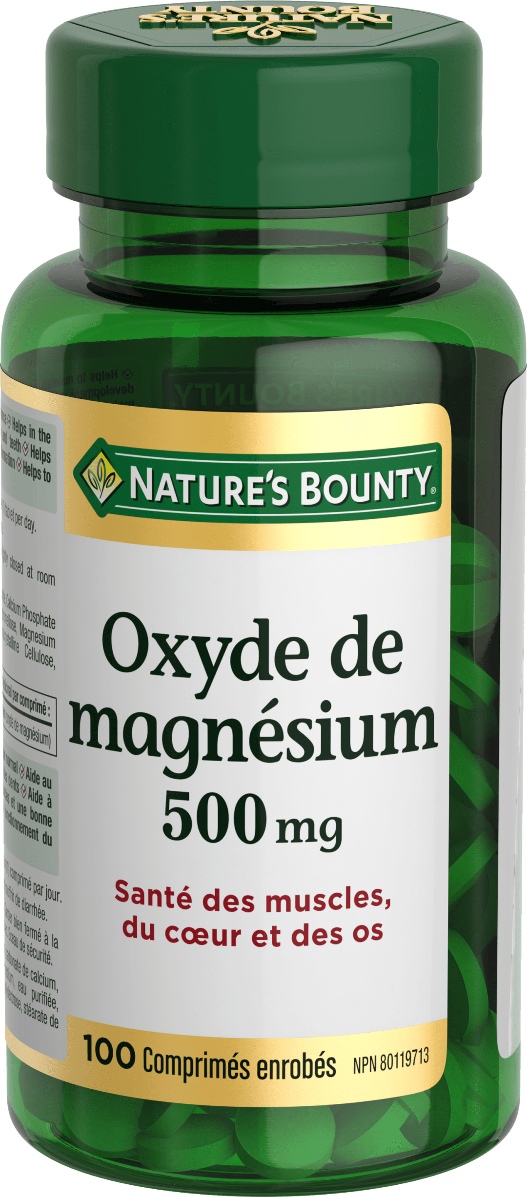 NBTY Mg 500mg 24x100 TAB CA