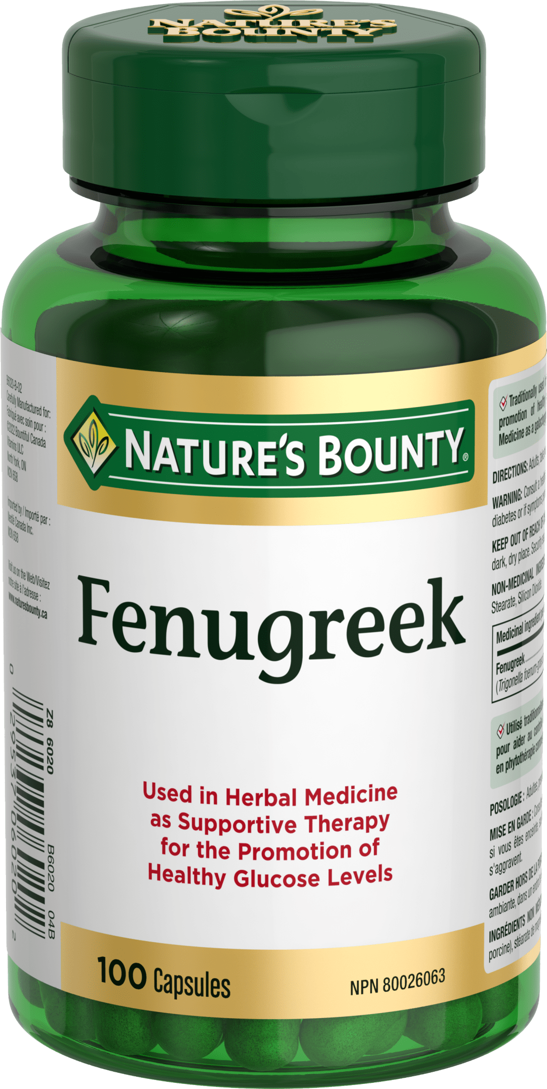 NBTY Fenugreek 610mg 24x100 CAP CA