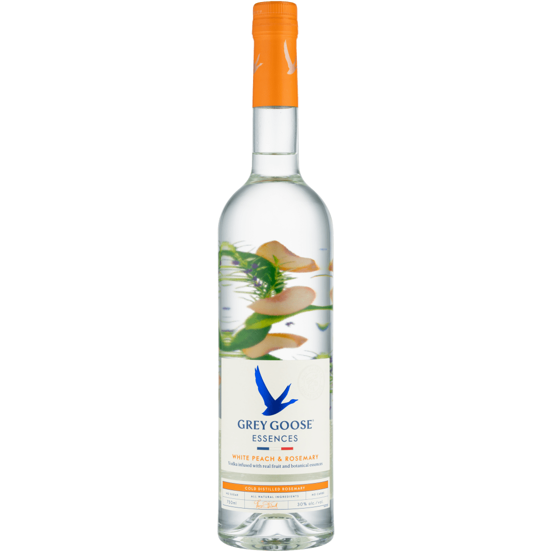 Grey Goose Essences White Peach And Rosemary Vodka With Natural Flavors 30% 750mL