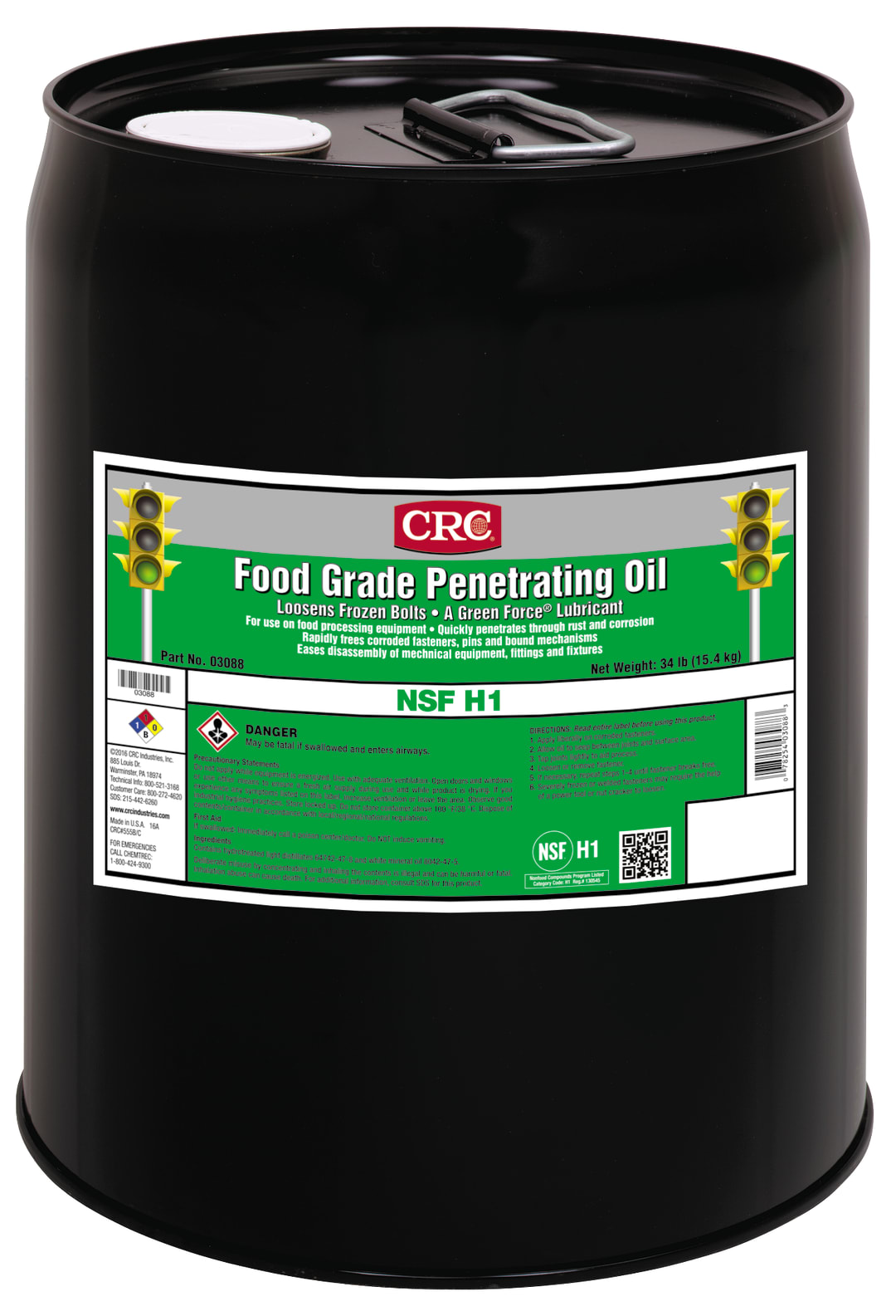 CRC Food Grade Penetrating Oil 1X5GL
