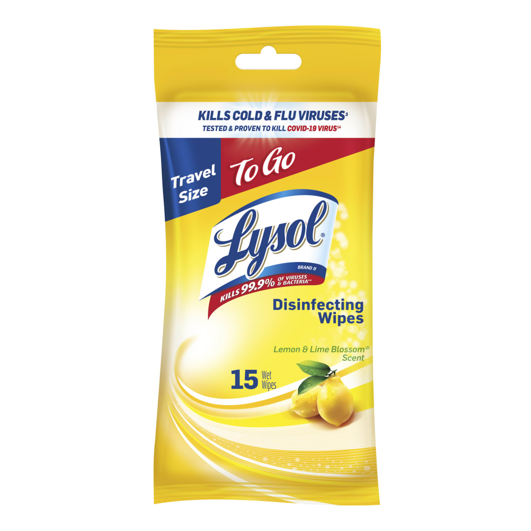 LYSOL® Disinfecting Wipes - Lemon 24/15 ct.