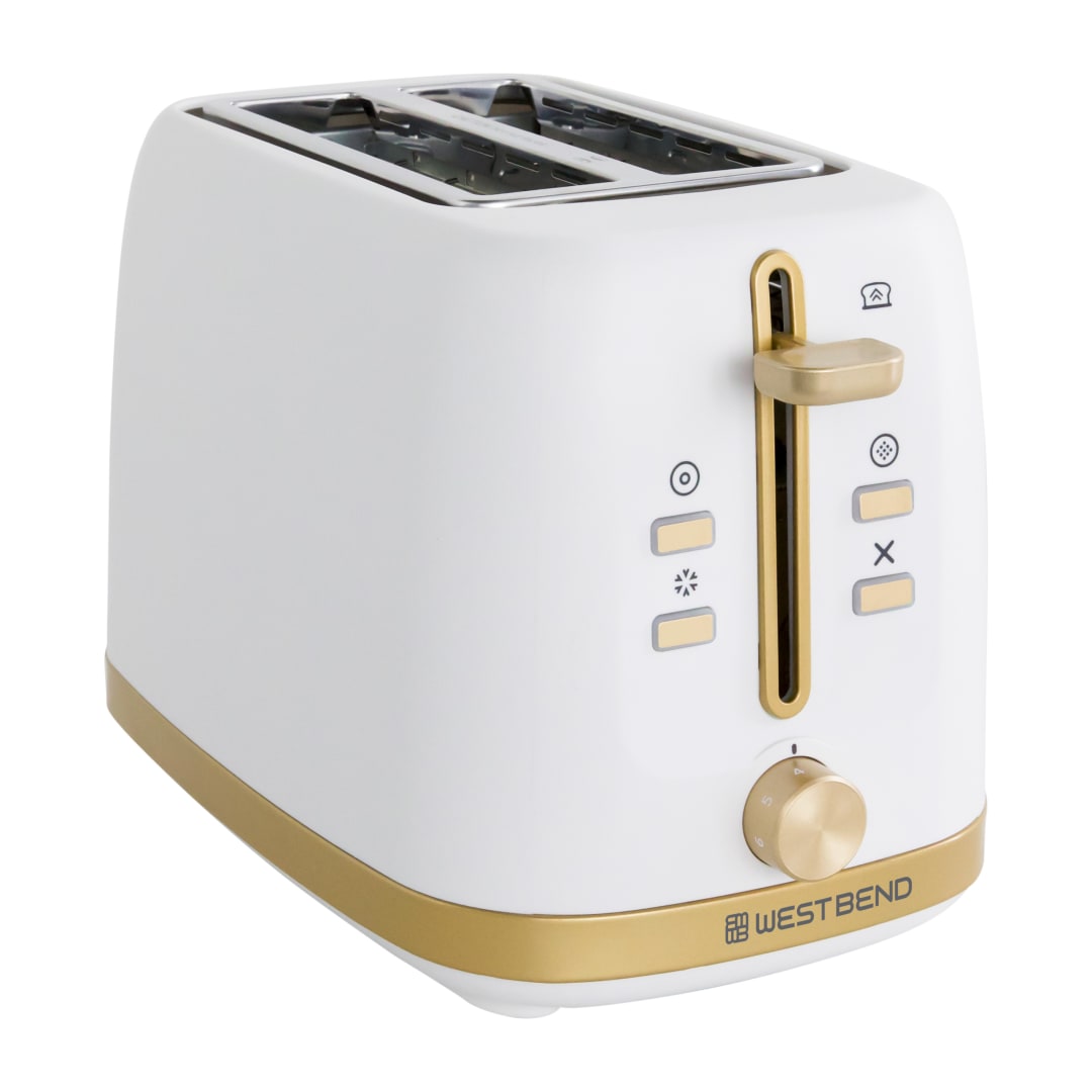 TTWB2SWG13 - 2 SLICE TOASTER WHITE GOLD - T