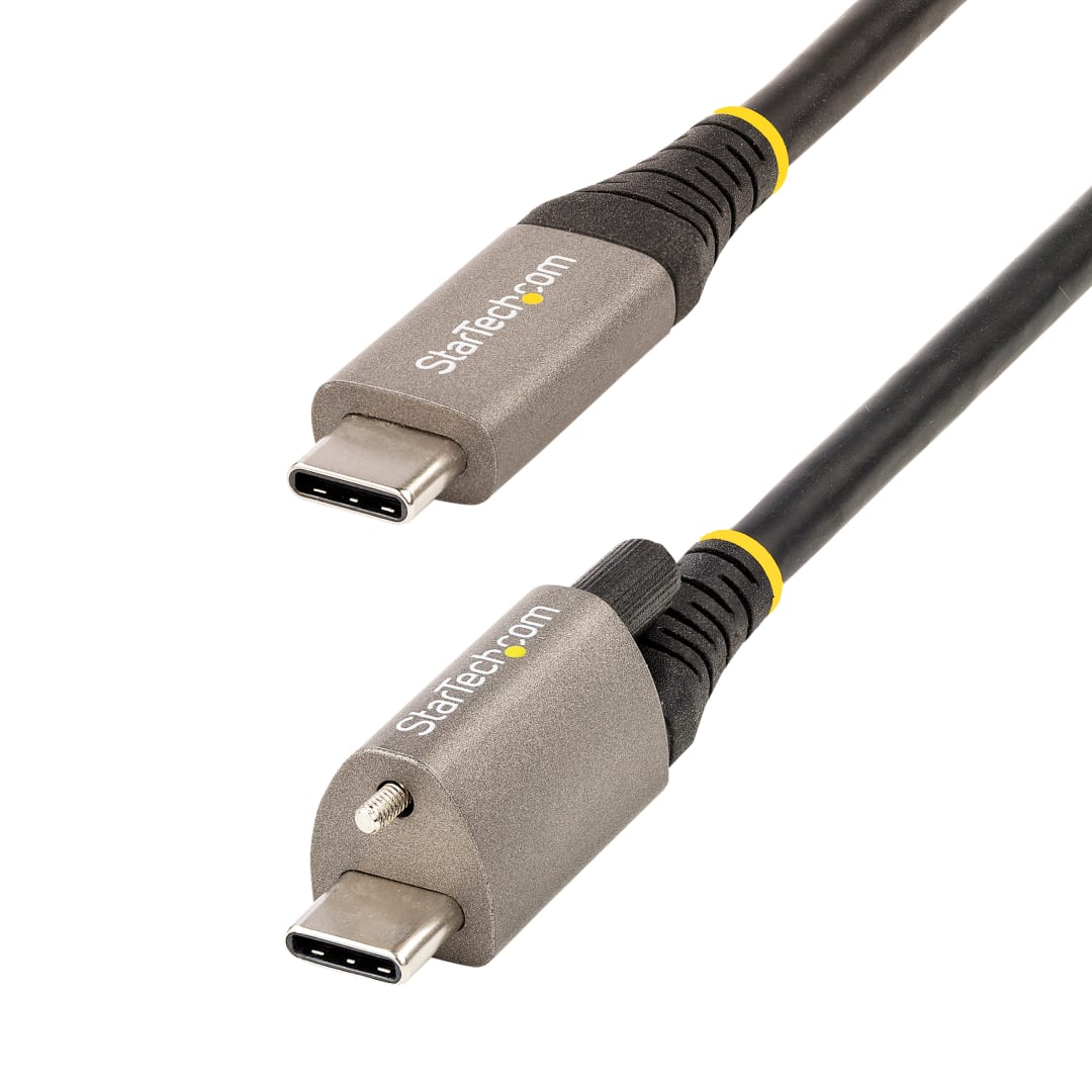 USB C to C Gen 2 10Gbps top screws locking type 50cm VB