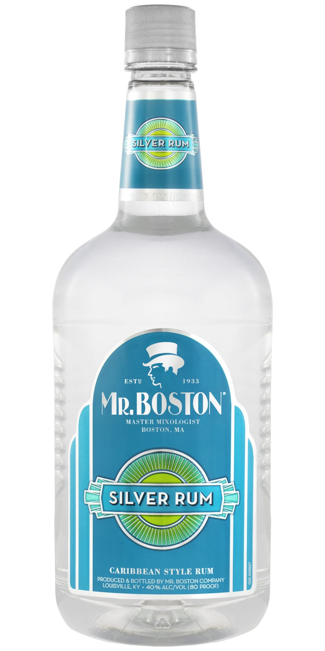 Mr. Boston Silver Rum 1.75l 80 Proof