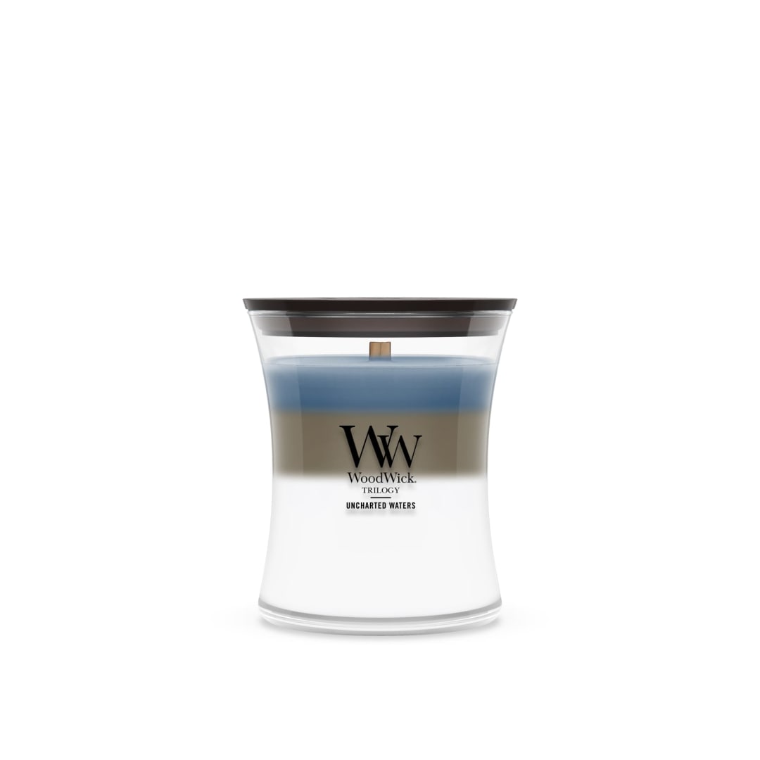 WoodWick® Uncharted Waters Medium Hourglass Trilogy Candle