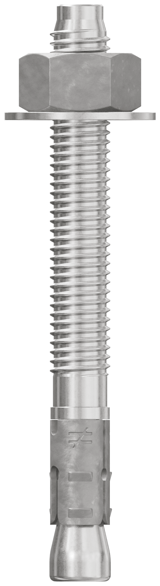 Simpson Strong-Tie STB2-50434S6F25 Strong-Bolt® 2 — 1/2 in. x 4-3/4 in. Type 316 Stainless-Steel Wedge Anchor, Fully Assembled (25-Qty) (Pack of 2)