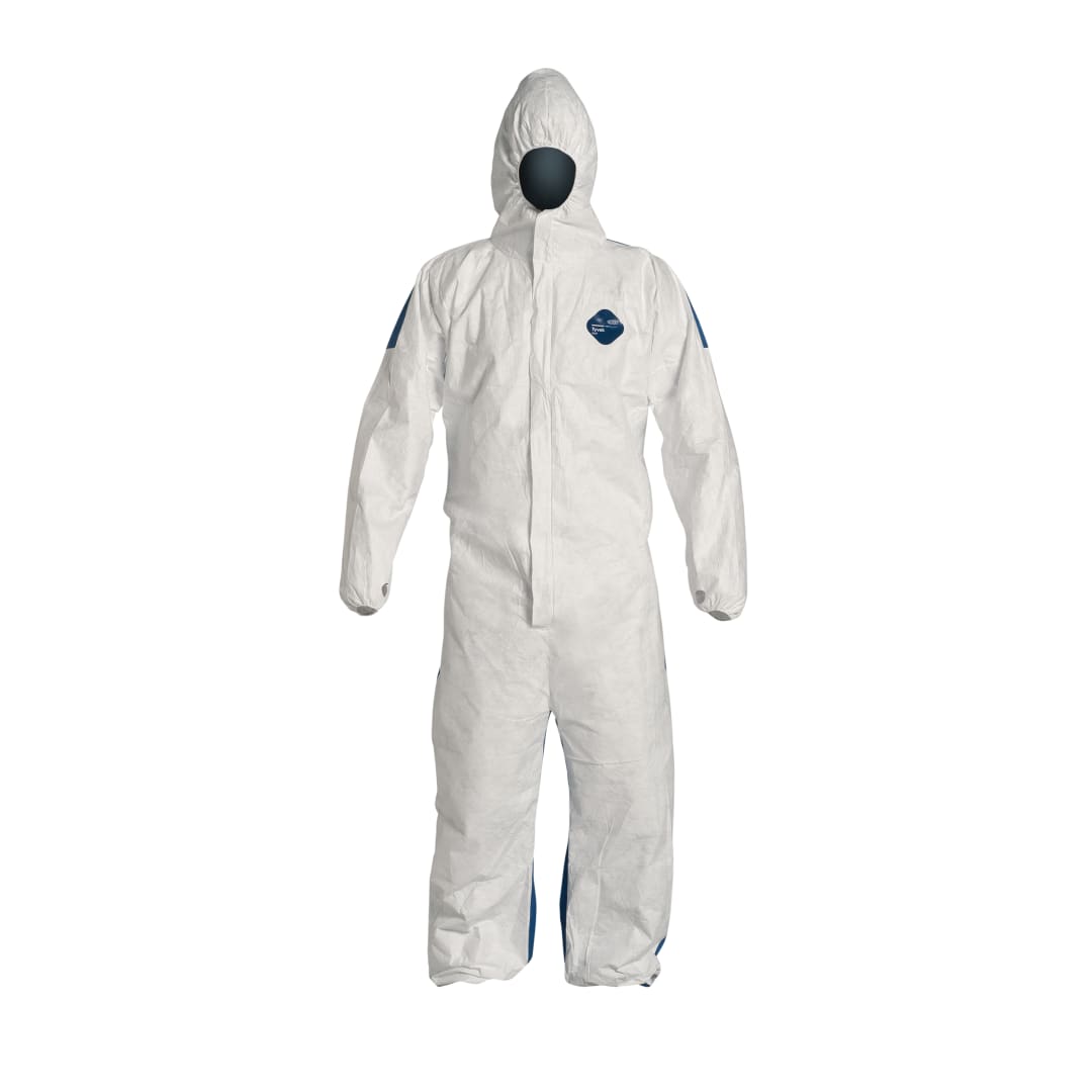 Tyvek® Dual Comfort Coveralls with Hood, Elastic Wrists & Ankles, X-Large