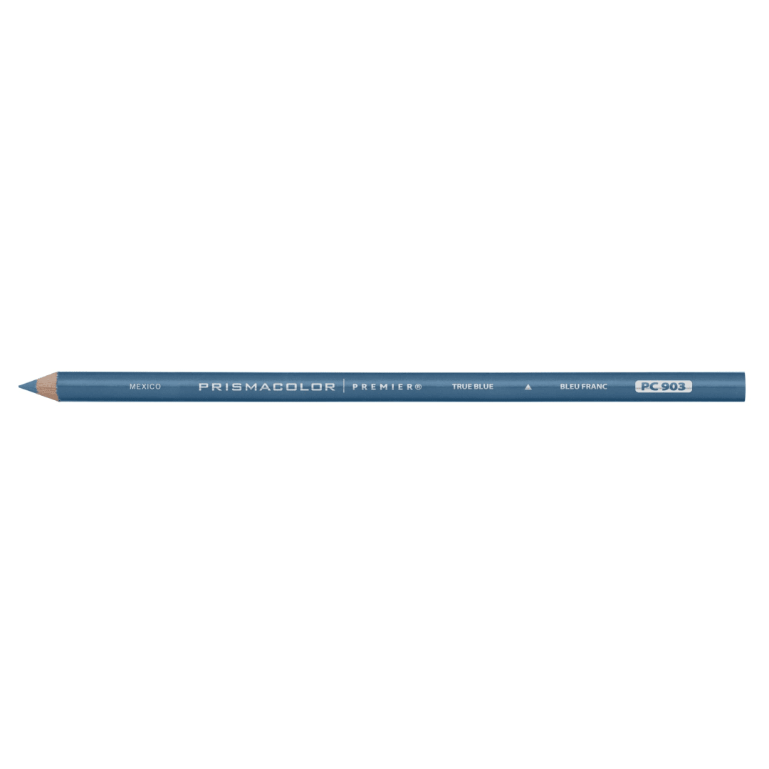 Prismacolor Premier Colored Pencils, True Blue Lead/Barrels, 12/Pk (3334)
