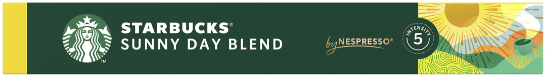 STARBUCKS SUNNY DAY BLEND by NESPRESSO 10 Capsule 56g