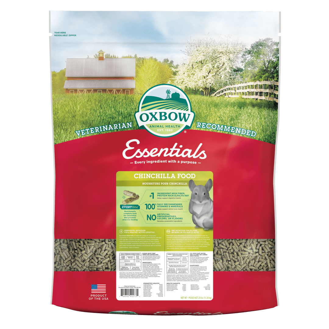 Essentials Chinchilla Food - 25 lb