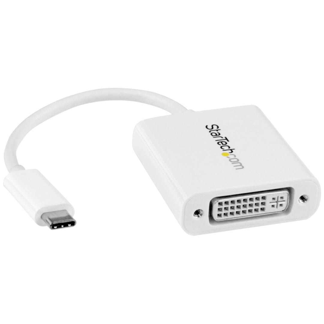 USB-C to DVI - plastic, white