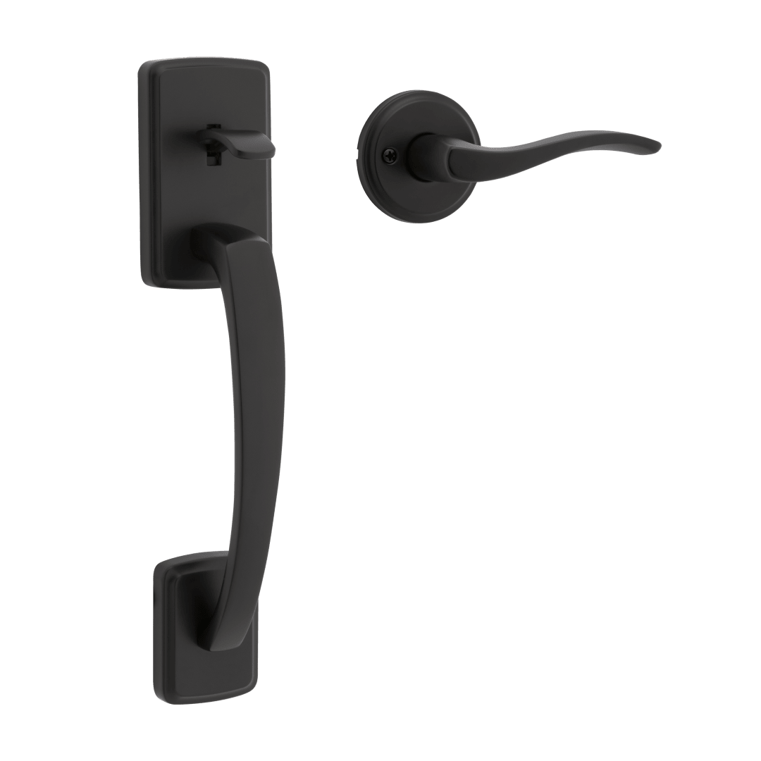 Brentford Handle Only w/ Sedona Lever in Matte Black