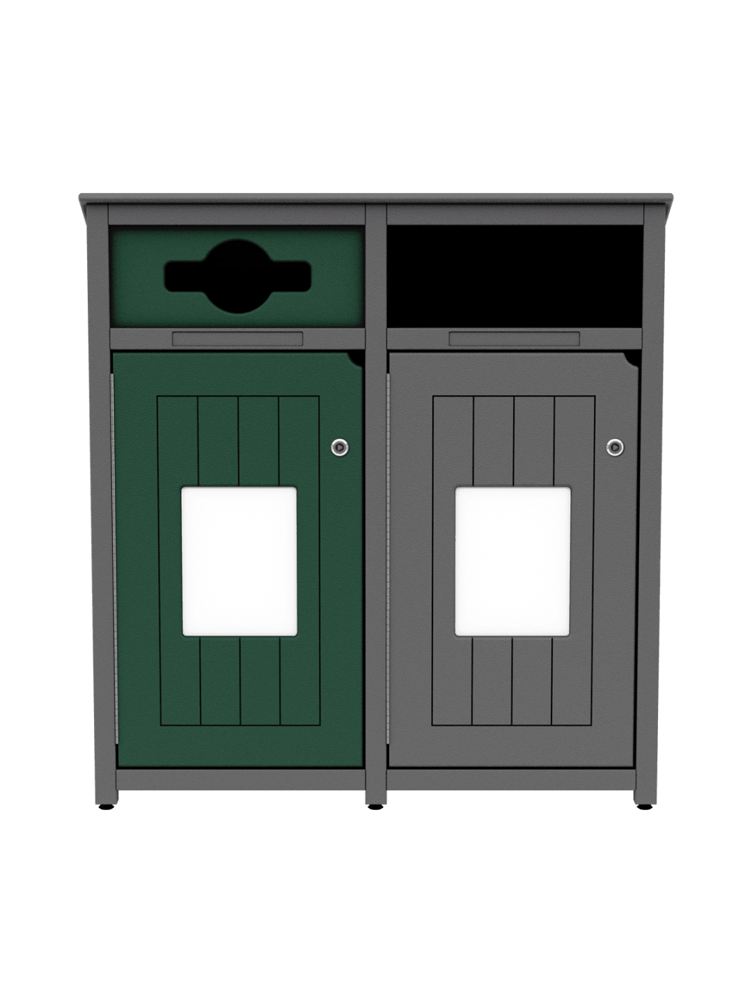 AURA - Double - Unit - Standard - Mixed-Full - Grey-Green-Grey