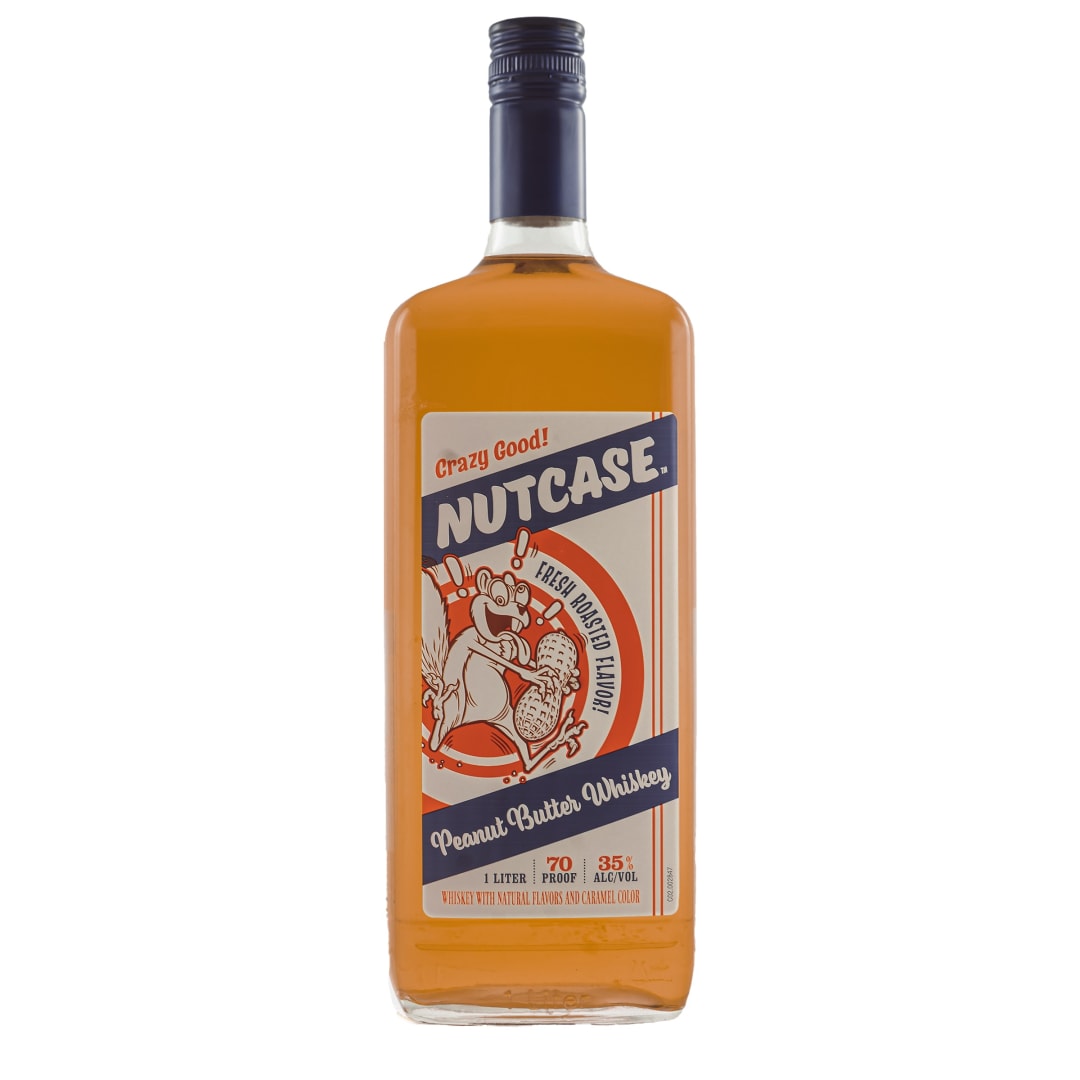 Nutcase Peanut Butter Flavored Whiskey 1l 70 Proof