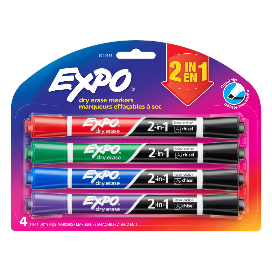 EXPO DUAL ENDED LOW ODOR 4CD ASST CHISEL