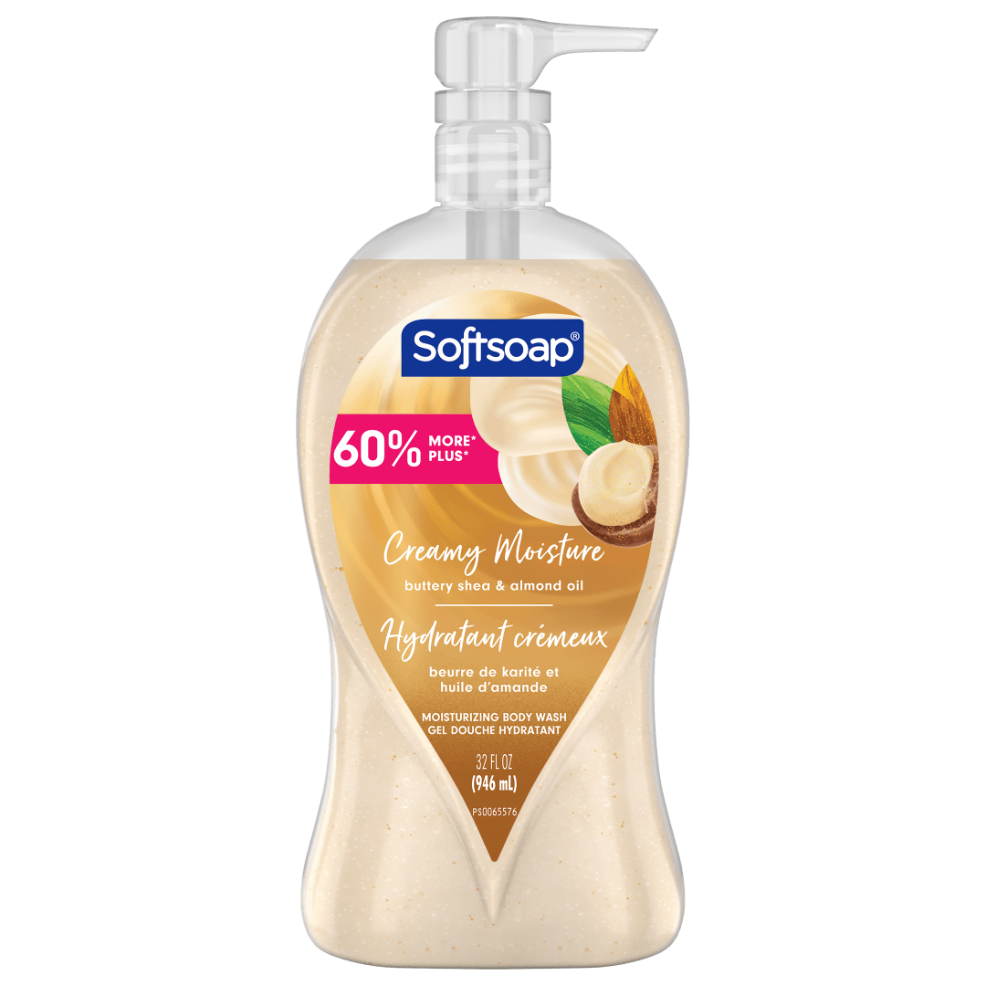 Softsoap Body Buttery Shea & Almond Oil Body Wash, Moisturizing Body Wash,  946 mL