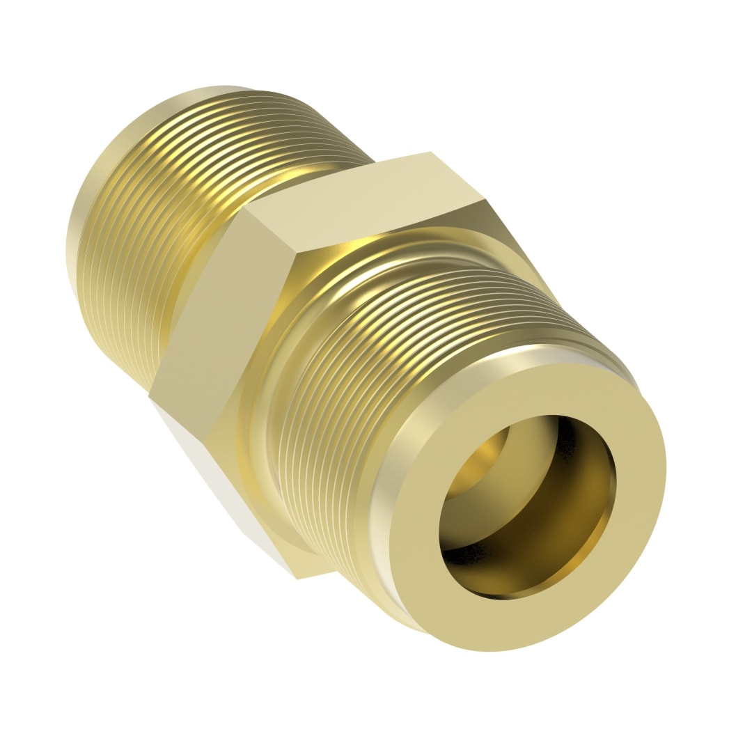 Aeroquip 1/4" C 1/4" Inverted Flare-SAE Adapter