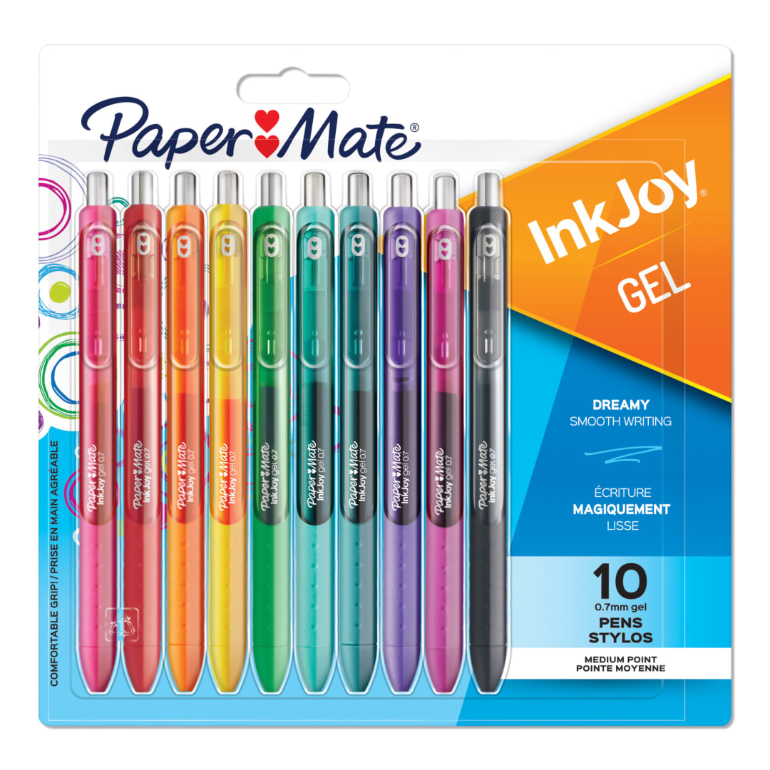 PM INKJOY GEL RT 0.7 ASST BL10 PE