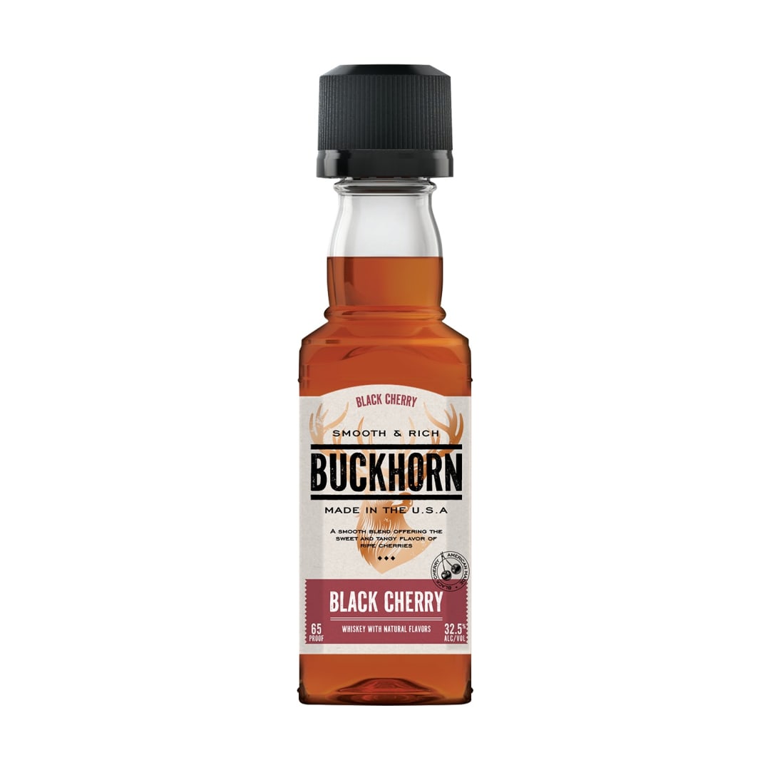 Buckhorn Black Cherry Straight Whiskey 50ml 65 Proof