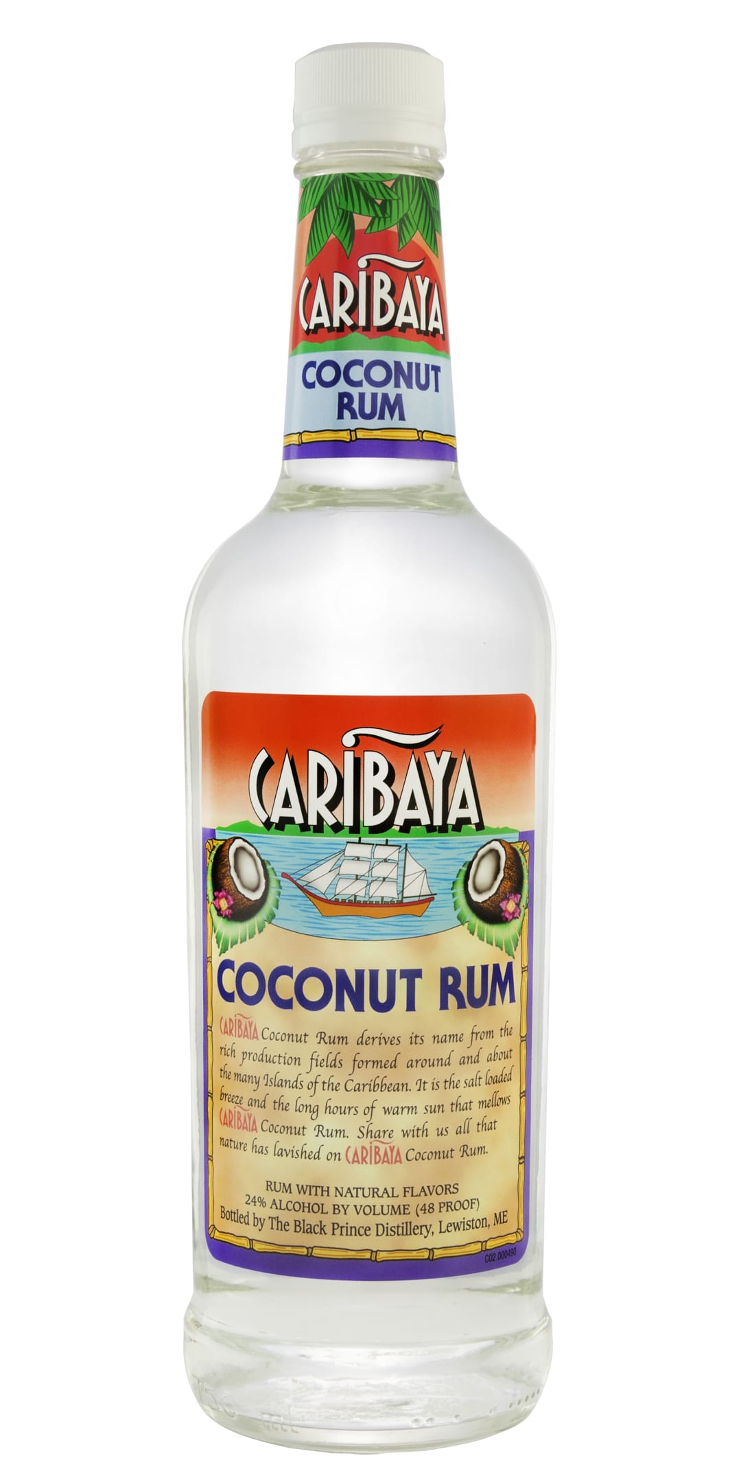 Caribaya Coconut Rum 750ml 48 Proof