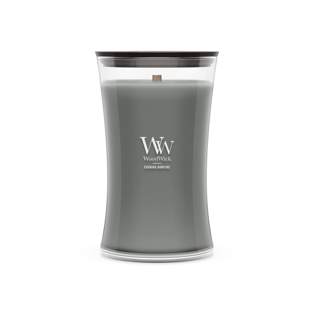WoodWick Evening Bonfire Large Hourglass Candle