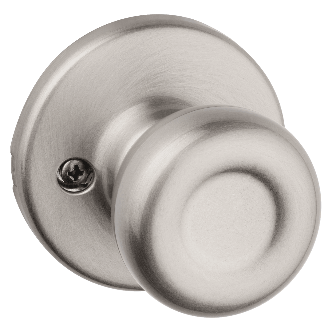 Tylo Dummy Doorknob in Satin Nickel with Microban Protection